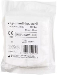 HARTMANN Sterilux vágott steril mull-lap 10x10 cm 100 db
