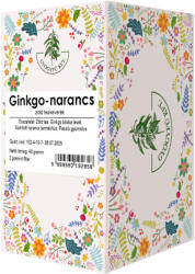 Gyógyfű Ginkgo-narancs zöld tea 20db