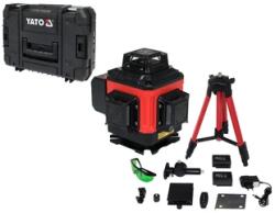 TOYA Nivela laser cu linii Yato YT-30415 Verde | Raza de masurare: 0 - 25 m | 2 x 2, 4 Ah acumulator + incarcator | In valiza (YT-30415)
