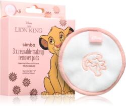 Mad Beauty Lion King Simba dischete demachiante pentru make-up 3 buc