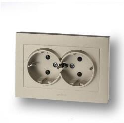 OVIVO Priza Schuko Dubla ST Grano Met Ovivo OV00231 (OV00231)
