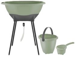 BabyJem Елегантен комплект за къпане от 3 части BabyJem - Soft Green (696)