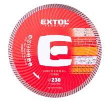 Extol Premium gyémántvágó TURBO gránit/kerámia 230×22, 2×2, 6mm (8803055) (8803055)