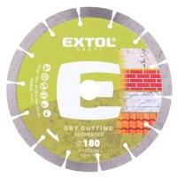 Extol Craft gyémántvágó szegmenses 180×22, 2×2, 4mm (903034) (903034)