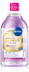 Nivea Luminous Skin Glow tisztító micellás víz az élénk bőrért 400 ml