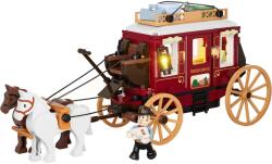 Lumibricks Western Postkutsche építőjáték LED világítással F9052 (F9052)