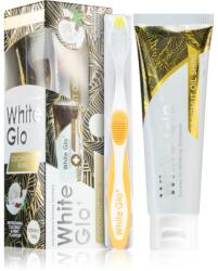 White Glo Coconut Oil Shine fehérítő fogkrém kefével Coconut and Mint Flavour 150 g
