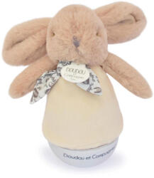DOUDOU LAPIN DOUDOU zenélő éjjeli fény - 16 cm beige