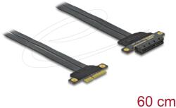 Delock PCI Express Riser kártya x4 - x4 hajlékony kábellel 60 cm (85769)