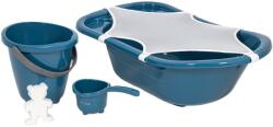 BabyJem Бебешки комплект за баня BabyJem - 5 части, Indigo Blue (439)