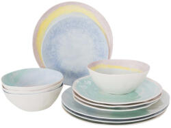 Bo-Camp Tableware Barfleur 12pcs edénykészlet kevertek