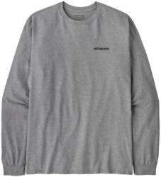 Patagonia P-6 Logo Responsibili Tee LS férfi póló L / szürke