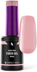 Perfect Nails Fiber Vitamin Base Gel - Hema Free Erősített Gél Lakk Alap - Naked - 8ml