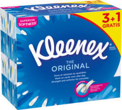  Kleenex Original 3 rétegű papírzsebkendők dobozban, 4 × 72 db