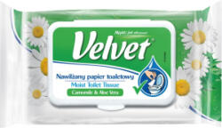  Bársonyos kamilla és aloe vera nedves toalettpapír, 42 db