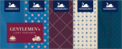  Harmony Gentlemans Parfum 3 rétegű papírzsebkendő, 10×10 db