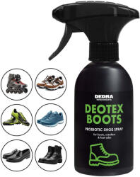  Probiotikus szagtalanító cipőspray | DEOTEX® BOOTS | semlegesíti a szagokat, véd és felfrissít | 250 ml