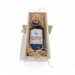 Drumshanbo Pachet Cadou Cutie De Lemn Personalizata Gin Gunpowder 43%, 0.7L