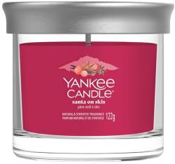 Yankee Candle Gyertya Santa On Ski's Signature Pohár, Kis