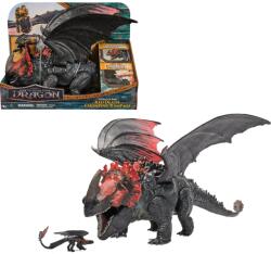 Spin Master How to Train Your Dragon - Red Death sárkányfigura és mini Fogatlan 6072650 (6072650)