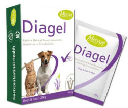 Mervue Pet Supliment nutritional concentrat, dezvoltat pentru tratarea cainilor si pisicilor cu tulburari digestive DIAGEL 10 g