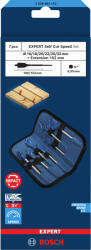 Bosch Set de burghie plate EXPERT Self Cut Speed, 16/18/20/22/25/32 + Extensie 152 mm, 7 buc (2608902110) Burghiu