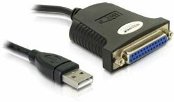 Delock Átalakító USB 1.1 to Párhuzamos, 0.8m (61330)