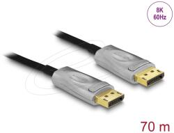 Delock DisplayPort 1.4 Aktív Optikai Kábel 8K Fekete 70m 84141 DL84141 (DL84141)