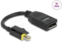 Delock Mini DisplayPort 1.4 Átalakító Fekete 15cm 65978 (65978)