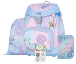 KARTON P+P Sherpy kolibris iskolatáska szett 4 részes - Pastel Flowers (8596424205265)