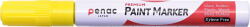 PENAC Marker cu vopsea PENAC, rezistent la temperaturi inalte, varf rotund, grosime scriere 2-4mm - galben (P-OT0140-YL)