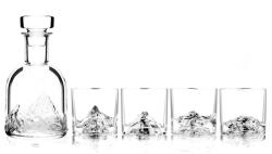  Liiton Peaks (Híres csúcsok) whiskey-s szett dekanterrel (L20900) - pepita