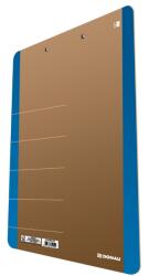 DONAU Clipboard dublu A4, carton 900gsm, colturi rotunjite, DONAU Life - margine albastra (DN-2710001FSC-10)