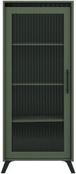 Vitrin, smoke zöld/fekete, LONGY REG1W