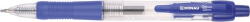 DONAU Pix cu gel, mecanism retractabil, rubber grip, 0.5 mm, cerneala rezistenta la apa, DONAU - albastru (DN-7344001PL-10)
