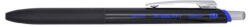 PENAC Pix PENAC X-Beam XBM-107, rubber grip, 0.7mm, clema metalica, corp negru - scriere albastra (P-BP0207-BL-03)