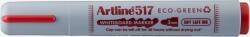 Artline Marker pentru tabla de scris ARTLINE 517 Eco Green - Dry safe ink 48h, varf rotund 3.0mm - rosu (EK-517/EC-RE)