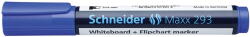 Schneider Marker SCHNEIDER Maxx 293, pentru tabla de scris+flipchart, varf tesit 2-5mm - albastru (S-129303) - forit