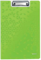 Leitz Clipboard LEITZ WOW, dublu, polyfoam, A4, 100 coli, verde (L-41990054) - forit