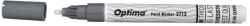 Optima Markere vopsea Optima Marker cu vopsea Optima Paint 3713, varf rotund 2.0mm, grosime scriere 1-2mm - argintiu (OP-37131221)