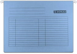 DONAU Dosar suspendabil cu eticheta, bagheta metalica, carton 230g/mp, 5 buc/set, DONAU - albastru (DN-7410905-10-SET) - forit