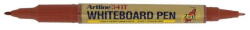Artline Marker pentru tabla de scris ARTLINE 541T, doua capete - varfuri rotunde 0.4mm/1.0mm - maro (EK-541T-BR)