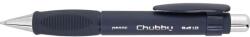 PENAC Pix PENAC Chubby, rubber grip, 1.0mm, varf metalic, corp negru - scriere albastra (P-BP0410-BK)