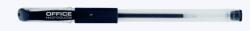 Office Products Pix transparent cu gel, cu rubber grip, varf 0.5mm, Office Products - negru (OF-17025811-05)