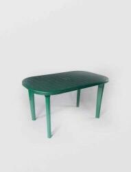 Sterk SELECT Ovális Műanyag Kerti Asztal - Zöld - 140x70 cm