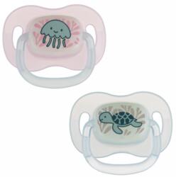 Canpol anatomic pacifiers - Love & Sea, 0-6 luni, 2 bucăți (34/908)
