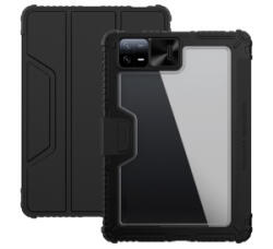Nillkin BUMPER PRO szilikon telefonvédő (aktív FLIP, ütésállóság, asztali tartó) FEKETE Xiaomi Pad 6 (GP-146549) (GP-146549)