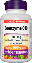 Webber Naturals Coenzyme Q10, 200 mg, 60 capsule gelatinoase moi, Webber Naturals