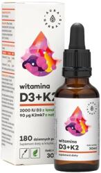 Aura Herbals Vitamina D3 + K2, picături, 30 ml, Aura Herbals