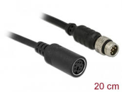 Navilock GNSS M8 6 tűs > MD6 csatlakozókábel (63278) (63278) - aqua